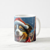 Mug Dessous de verre australien à rouleaux de chien de (Devant droit)