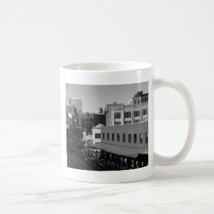 Mug Dessus de toit de village et rues occidentaux, New