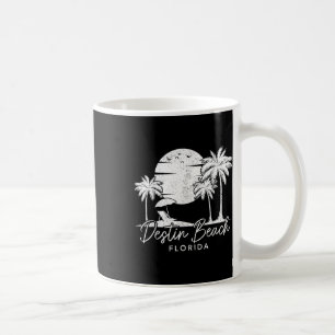 Mug Destin Beach Floride Fl Vintage Sunset Surfer Vaca