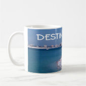 Mug Destin, plage de Floride et horizon (Gauche)