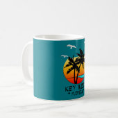 MUG DESTINATION TROPICALE DE KEY WEST LA FLORIDE (Devant gauche)