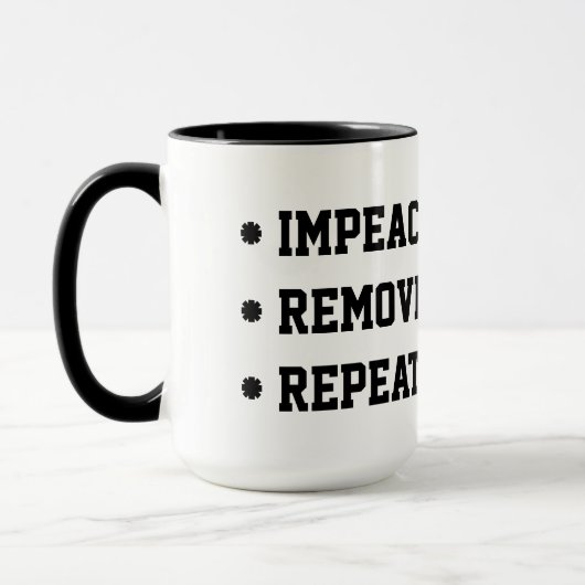 Mug Destituer, révoquer, répéter (Gauche)