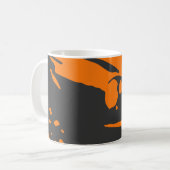 Mug Détail de Datsun 240Z, orange sur l'obscurité (Devant gauche)