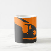 Mug Détail de Datsun 240Z, orange sur l'obscurité (Centre)
