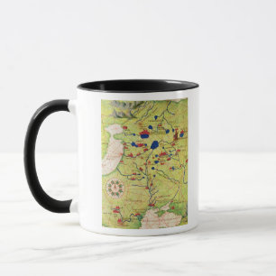 Mug Détail de l'Europe et de l'Asie centrale