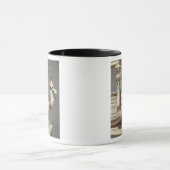 Mug Détail de proue d'un bateau avec la tête du Syrien (Centre)