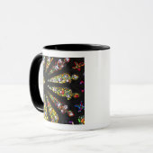 Mug Détail de vitrail 2 (Devant gauche)