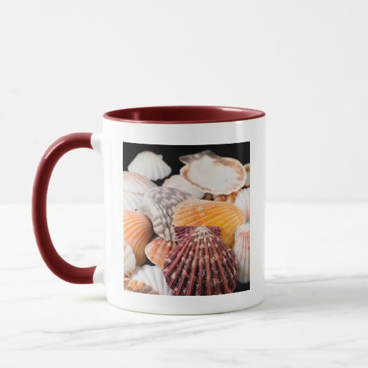 Mug Détail Des Coquillages Du Monde Entier 2 (Gauche)