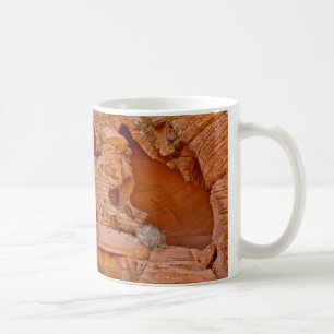 MUG DÉTAIL DES ROCHERS DU DÉSERT ÉRODÉ DE LA VALLEE DE