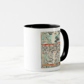 Mug Détail d'un codex maya (Devant droit)