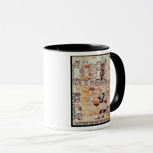 Mug Détail d'un codex maya (Devant droit)