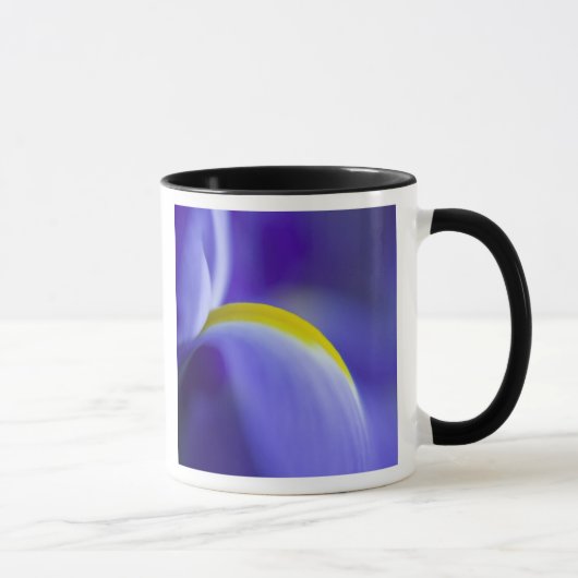 Mug Détail rapproché d'un iris Blue Flag. (Droite)