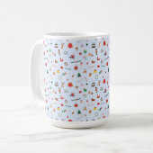 Mug Détails de Noël mignons (Devant gauche)