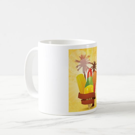 Mug d'été tropical (Devant gauche)