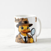 Mug Détecteur de canard dans le manteau de tranchée Br (Devant droit)