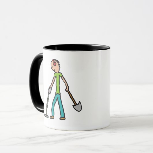 Mug Détecteur de détection des métaux (Devant gauche)