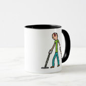 Mug Détecteur de détection des métaux (Devant droit)