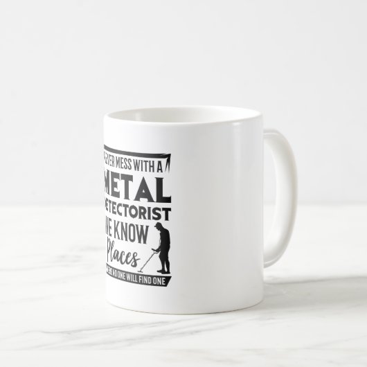 Mug Détecteur de métaux (Devant droit)