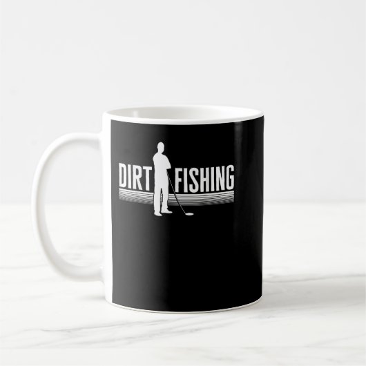 Mug Détecteur Dirt Fishing Détecteur Métal Lover Détec (Gauche)