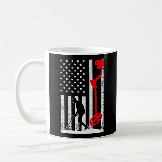 Mug Détecteur Métal Pour Chasse Au Trésor Détection (Gauche)