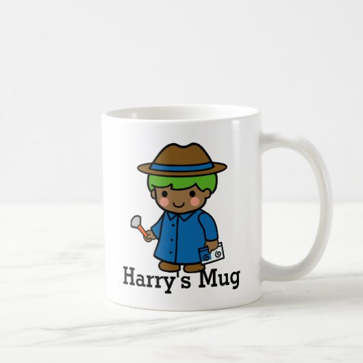 Mug Détective, criminalistique, ou P.I. boy (Droite)