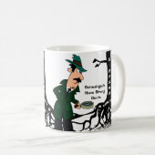 Mug Détective customisé de généalogie (Devant droit)