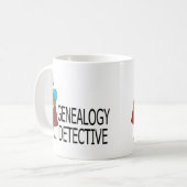 Mug Détective de généalogie (Devant gauche)