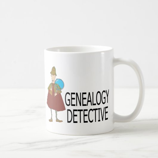Mug Détective de généalogie (Droite)