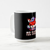 Mug Détective Fox - Aucun Coque Trop Petite Pixel Amus (Devant gauche)