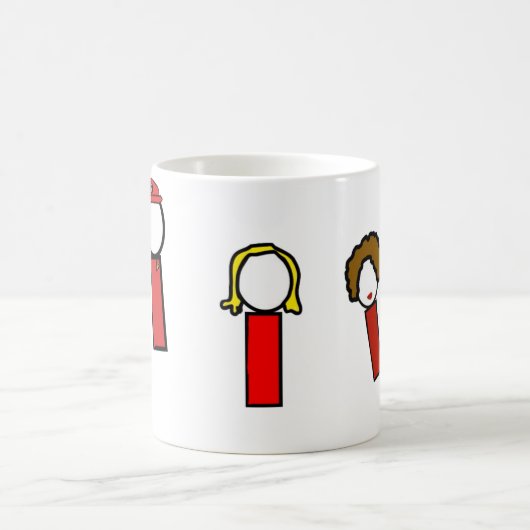 Mug Détectives dans les caractères déguisés (Centre)
