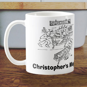 Mug Détectives de magasin Chariot de magasin Sécurité