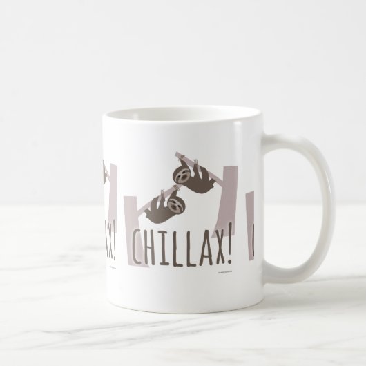 Mug Détendez-vous avec la Sloth Chillax (Droite)