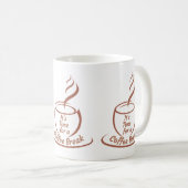 Mug Détendez-vous et rechargez (Devant droit)