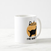 Mug Détendez-vous, j'ai chèvre ça (Devant droit)