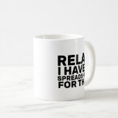 Mug Détendez-Vous J'Ai Une Feuille De Calcul Pour Ça,  (Devant droit)