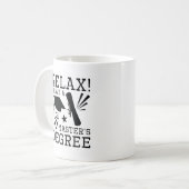 Mug Détendez-vous Master's Degree (Devant gauche)