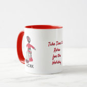 Mug - Détendez-vous pour les vacances (Devant gauche)