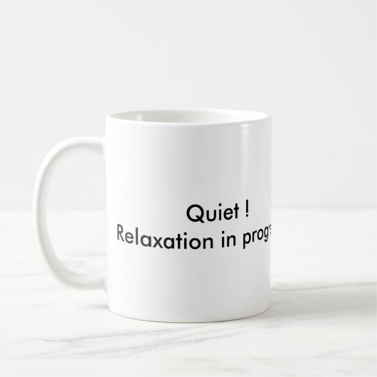Mug détente en cours muqueuse (Gauche)
