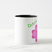 Mug Détermination inspirée de fleur (Centre)