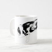 Mug Determined Bulldog Walk Black and White Artwork (Devant gauche)