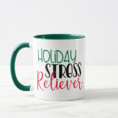 Mug Détresse-stress de vacances | Chirstmas Cool boire (Gauche)