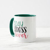 Mug Détresse-stress de vacances | Chirstmas Cool boire (Devant gauche)