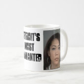 Mug Detroit le plus non désiré (Devant droit)