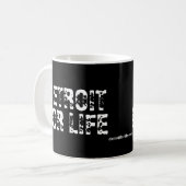 Mug Detroit pendant la vie (Devant gauche)