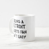 Mug detroit sports fan, being (Devant gauche)