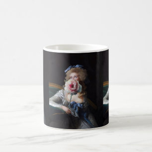 Mug Détruire avec la pivoine rose