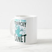 Mug Détruisez Le Patriarcat Et Non La Planète (Devant gauche)