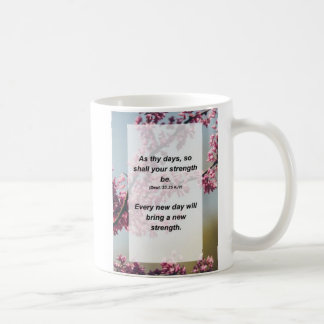 Mug Deut. 33:25 Comme ton jour, ta force sera