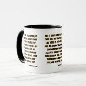 Mug Deutéronome 28:15 KJV Bible Verse Deux Tons (Devant gauche)