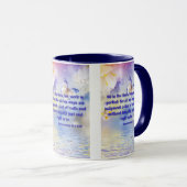 Mug Deutéronome 32:4 KJV Bible Écriture Pic Deux Tons (Devant droit)